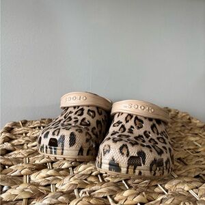 CROCS leopard print Comfortable Casual Footwear